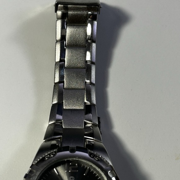 Minicci Men's Quartz Watch Black Dial Silver Tone Stainless Steel – Not Tested - Picture 5 of 7